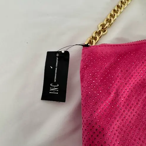 INC International Concepts Pink and Gold Shoulder Bag ( please review photos)