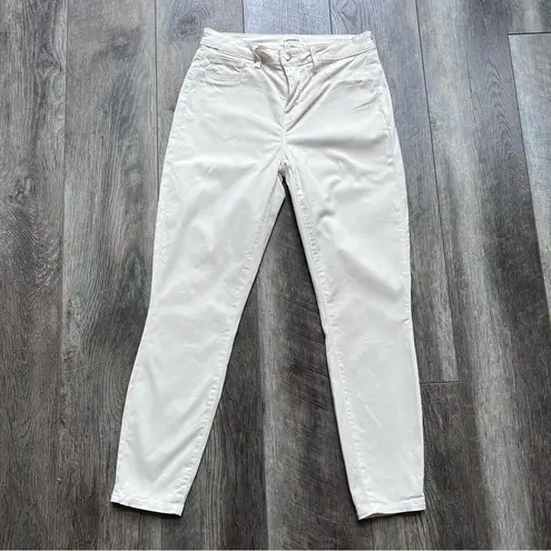 L'Agence L’Agence Margot High Rise Skinny Jeans in Granite Cream Size 27