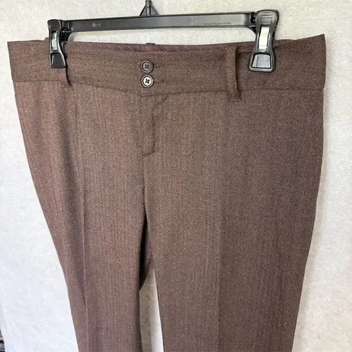 Banana Republic  Women's Chocolate Brown Wool Blend Dress Pants Size 8 Petites
