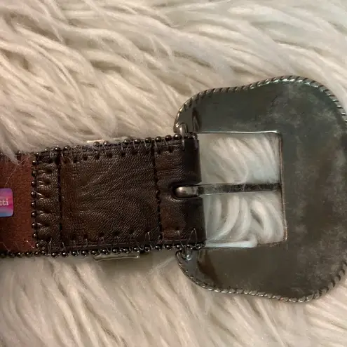 Women's Cowgirl Tooled 1781 leather belt size M length 40”