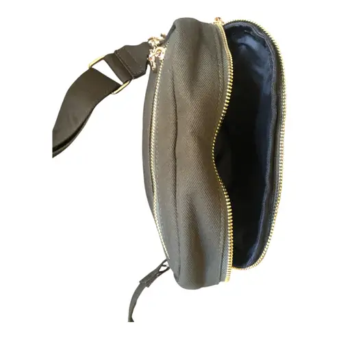 626 x Marissa Leigh Signed Camo Denim Crossbody Bag Detachable Adjustable Strap Green