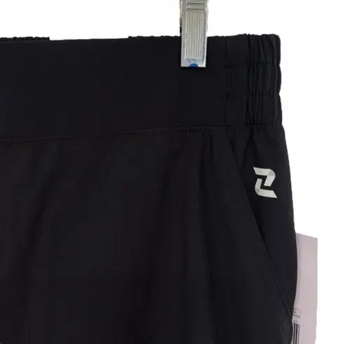 Zelos Women’s Black Ruched Athletic Track Pants Joggers