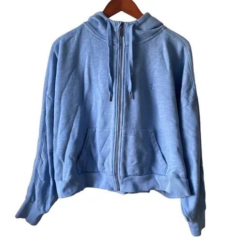 Sweaty Betty  Coastal Blue Essentials Zip Through Hoodie Size XL