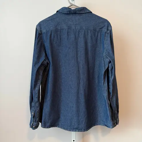 JOES sz XL Jeans Denim Shirt Long Sleeve Button Down Blue Cotton Classic Fit