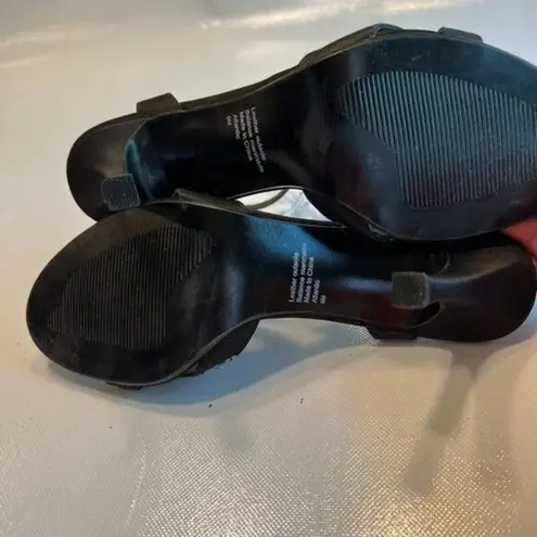 Alfani Womens Heels Size 9M Black Ankle Strap Heeled Evening Party Formal