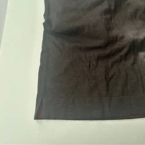 Land’s End Women’s Sweater Dress 100% Merino Wool Cowl Neck Size M Dark Brown Size M