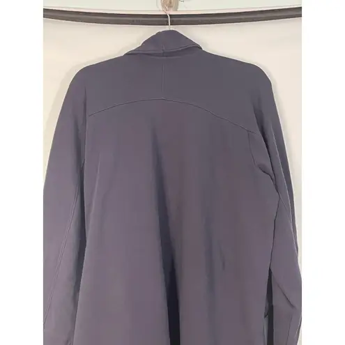 Pact Organic Cotton Shawl Collar Cardigan Navy Blue Relaxed Fit XL