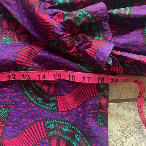 Ulla Johnson Tulia Printed Cotton Top In Purple