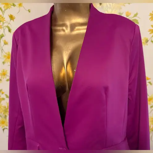 OVI Vibrant Magenta single button Blazer size M