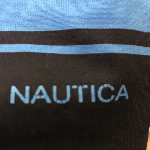 Nautica Size 10 Sports Top Bra Color is blue black