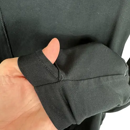 Bench Multipurpose City Clothing Black Asymmetrical Long Sleeve Open Blouse Sz S