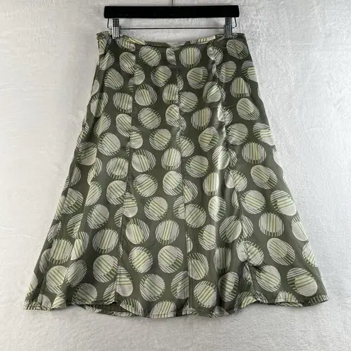 Amanda Smith VTG Y2k 8 Skirt Silk Slip Fairy Whimsy Bella Swan Midi Coquette Green Flowy