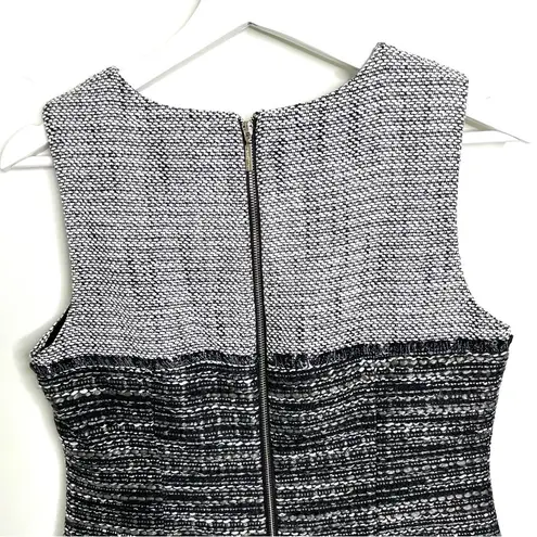 Karl Lagerfeld  Paris Tweed Dress Grey Black  Size 4