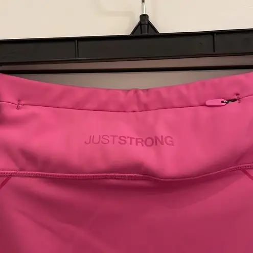 Just Strong Pink Agility Workout Leggings size large
