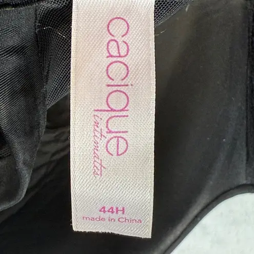 Cacique Intimates Black Full Coverage Wireless Bra - Size 44H