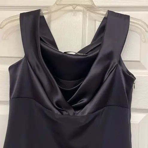 Tahari Midnight Navy Sleeveless Cocktail Dress