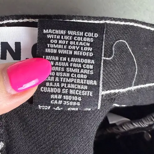 S.O.N.G. Women’s High Rise Carpenter 90’s Boyfriend Cut Pants Black size 7/28