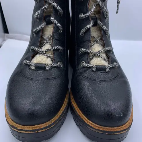 Indigo rd. faux-fur hiker moto boots women’s Size 8 1/2M