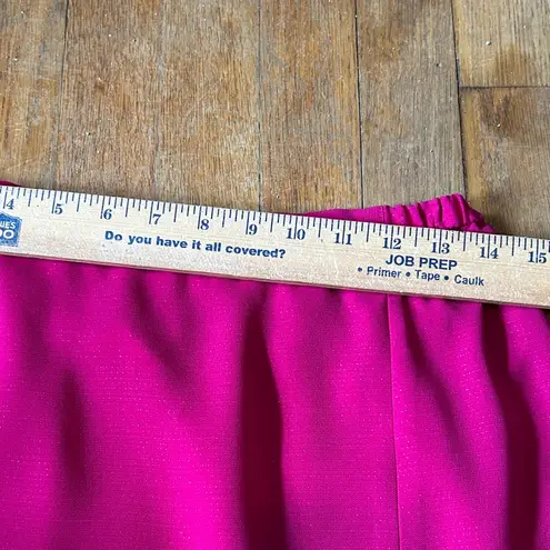 Chic Fuchsia Women's Skirt Set with Light Glitter Size 12/14(read)Made In USA Pink