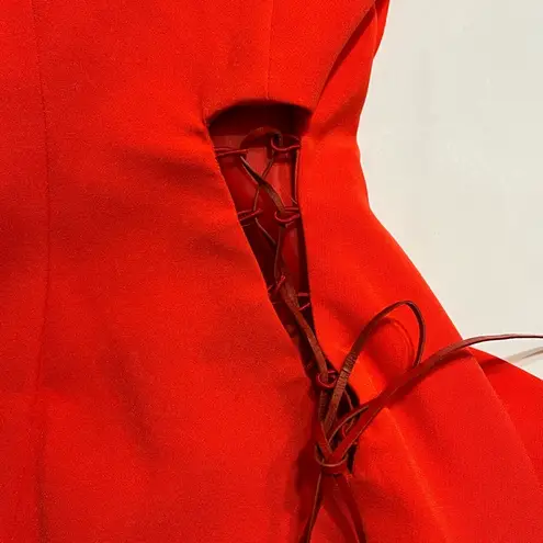 NWT MISCREANTS Rose Dress With Gloves in Red UK size 10/ US 6