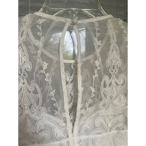 NWT Dolce Vita Kloey Silk Embroidery Dress Ivory Sz S. Formal Bridal cocktail