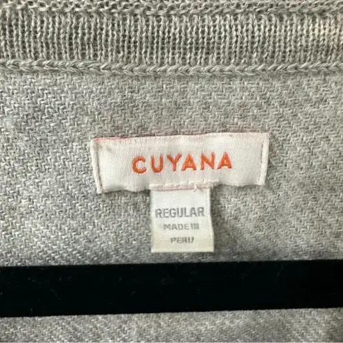 Cuyana  Oversized Baby Alpaca Sweater in Grey Regular size