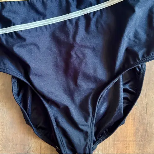 Vintage 90’s Delta Burke Black One Piece Square