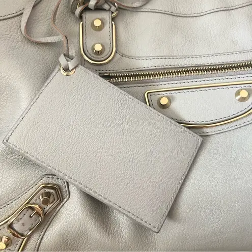 Balenciaga City Classic Metal Edge Satchel Bag Medium