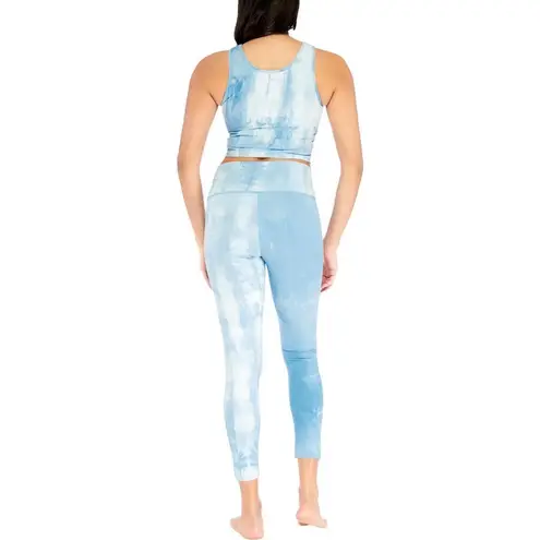 NWT! Live Electric Tye Dye Fitness Yoga Athletic Leggings Blue