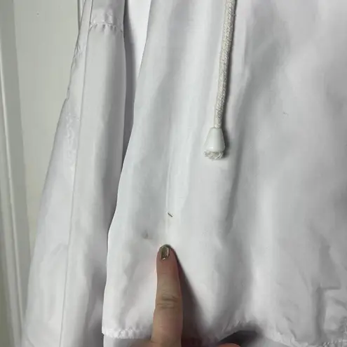 Vintage 90s Bermuda Sports White Windbreaker Jacket Size Unisex Small Nautical