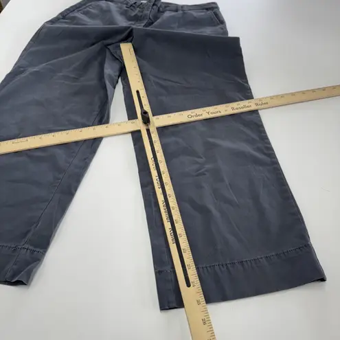 Elizabeth and James Pants Womens 10 Blue Gray Wide Leg Stretch Cotton Spandex