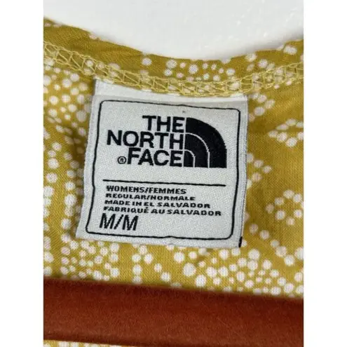 The North Face  100% Cotton Yellow‎ White Floral Sleeveless Tank Blouse Medium