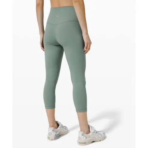 Lululemon  Women’s Align Crop 21" Tidewater Teal Size 6 Very GUC Teal Blue-Green