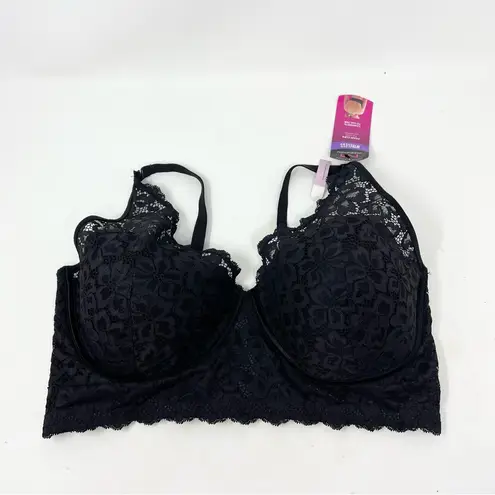 Maidenform NWT Lightly Lined Convertible Lace Bralette Size 40D - Image 3