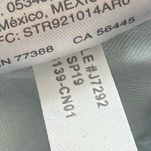 J Crew Jeans Vintage Straight Blue Wash Denim Distressed Size 31T Tall Stripe