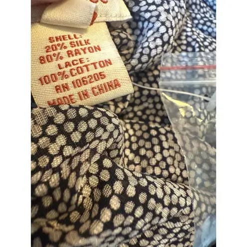 Sundance xs black velvet burnout silk boho cottagecore whimsigoth flowy top