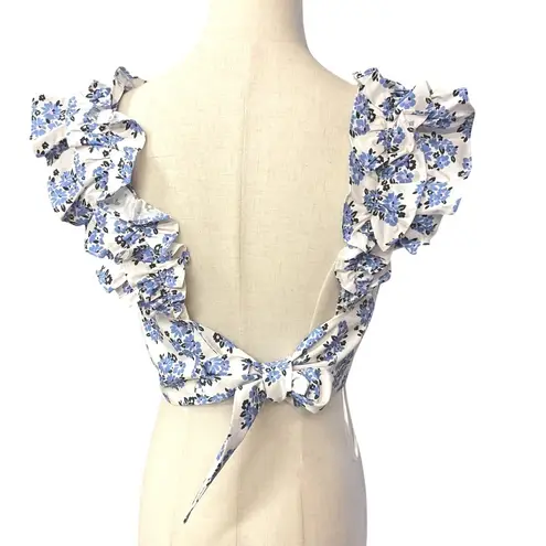 Yumi Kim By Anthropologie Gogo Floral Printed Top Size Large