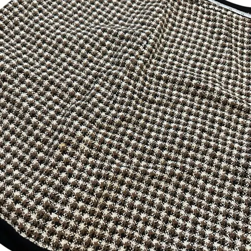 Brooks Brothers Black and White A-Line Skirt for Work