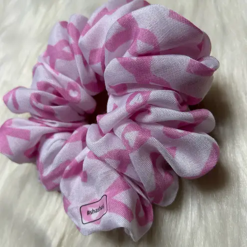 Breast cancer Scrunchie large Pink