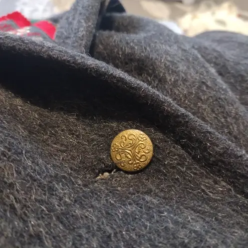 Vintage loden King Gray Wool Cape Coat Size undefined