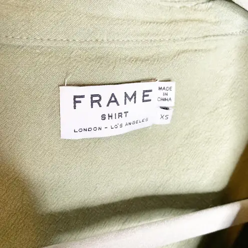 Frame  Le Oversized Jacket in Olive XS