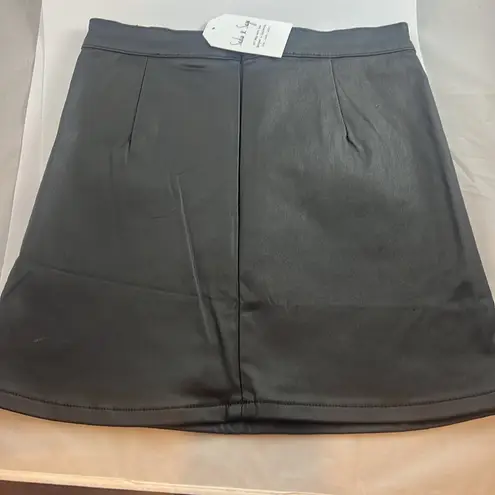 Sadie and Sage  - black faux skirt. Size small! NWT - Image 2