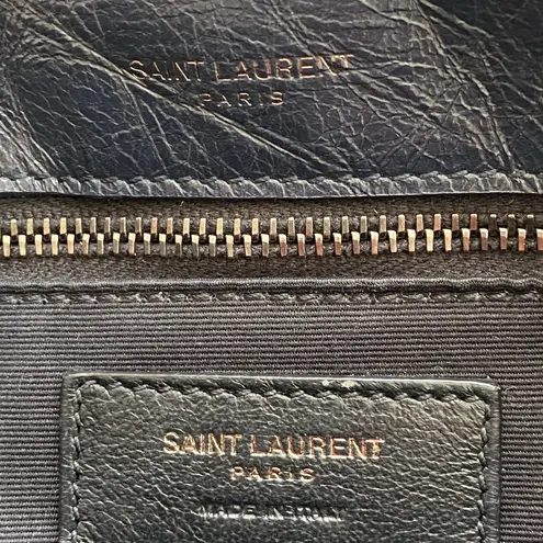 YSL Niki Medium Chain Bag- Navy