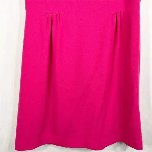Tyler Boe Size 6 Dress Shift Cold Shoulder Hot Pink Barbie Core Mini Solid 1259