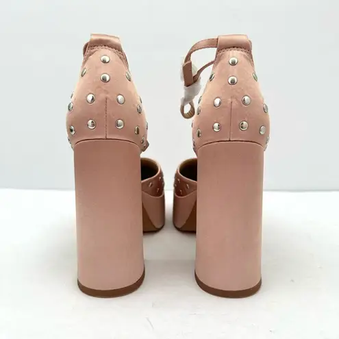 Silent D Grace Pink Rose Bedazzled Mary Jane Platform Heels Women's 39 NEW Size 8.5