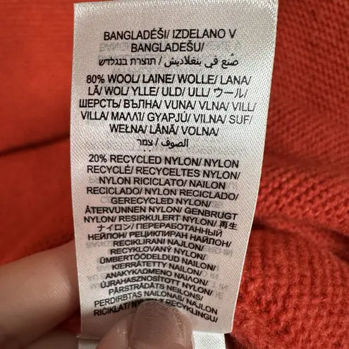 Seasalt Cornwall Fruity Jumper II Wool Blend Sweater Orange Red Womens US 16