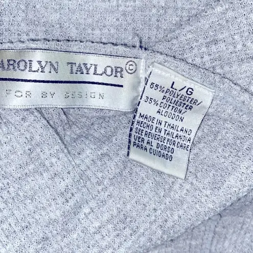 Carolyn Taylor Vintage  grey knit top size large