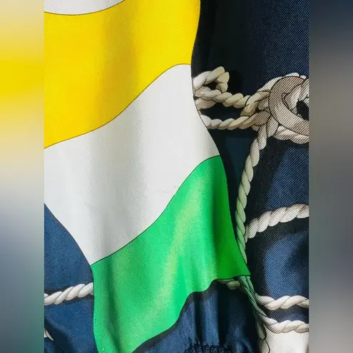 Lauren Ralph Lauren Nautical Silk Vest Blue Size 2X