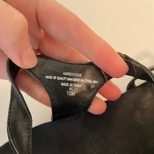 Easy Spirit women’s hopscotchs black floral strap Velcro sandals shoes size 10