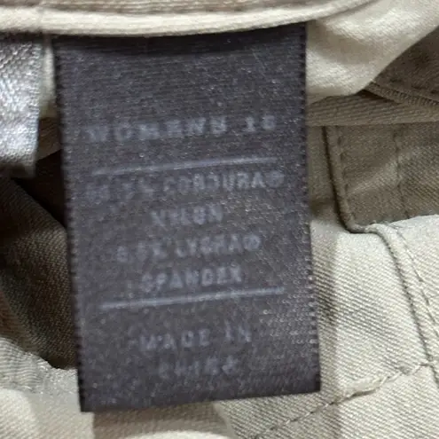 REI Khaki Cargo 9" Shorts Size 16 Outdoors Hiking Lightweight Summer